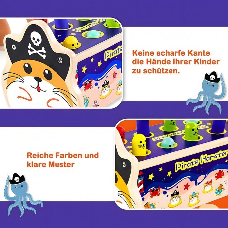 Arkmiido Holzspielzeug Gopher Schlager Деревянная игрушка Суслик Шлагер