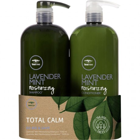 Paul Mitchell (Поль Митчелл) Tea Tree Lavender Mint Save On Big Duo, Moisturizing Shampoo Шампунь против перхоти 1000 мл + Moisturinzing Conditioner1000 мл / 1 шт.