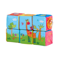 baby-walz 6er-Pack Stoffwurfel 6 штук кубиков ткани