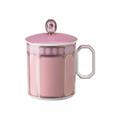 Rosenthal Swarovski x Rosenthal SIGNUM Rose Becher mit Henkel und Deckel 0,39 L Кружка Swarovski x Rosenthal SIGNUM Rose с ручкой и крышкой 0,39 л