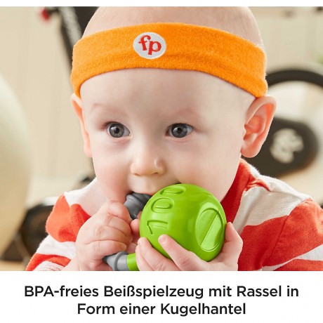 Mattel Fisher-Price Sportspass Rassel- und Beissringset Набор погремушек и прорезывателей Fisher-Price Sports Fun