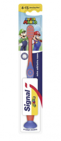 Signal Junior Zahnburste 6-13 jahre, Зубная щётка для подростков для 6-13 лет, мягкая, с присоской