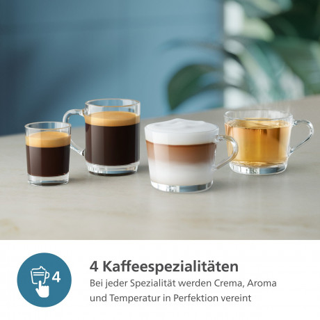Philips Philips Kaffeevollautomat EP2331/10 2300 Series, 4 Kaffeespezialitaten, mit LatteGo-Milchsystem, Klavierlack-Schwarz  Полностью автоматическая кофемашина Philips EP2331/10 серии 2300, 4 сорта кофе, с молочной системой LatteGo, черный рояль