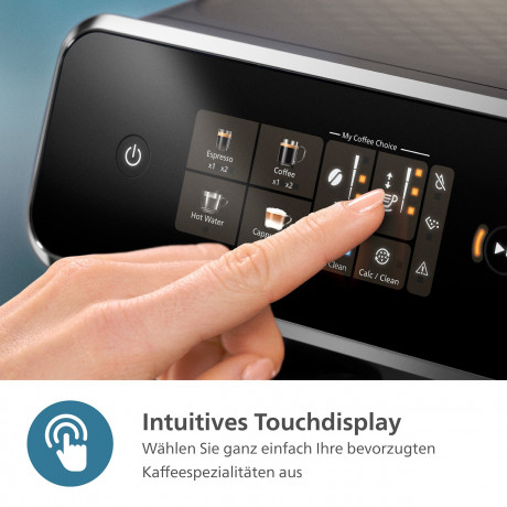 Philips Philips Kaffeevollautomat EP2331/10 2300 Series, 4 Kaffeespezialitaten, mit LatteGo-Milchsystem, Klavierlack-Schwarz  Полностью автоматическая кофемашина Philips EP2331/10 серии 2300, 4 сорта кофе, с молочной системой LatteGo, черный рояль