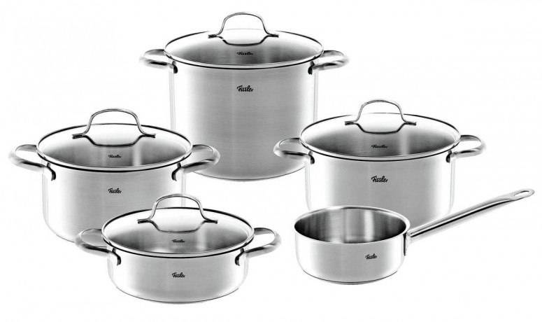 Fissler Fissler Topfset Toronto 5-tlg.  silber Набор горшков Fissler Торонто, 5 предметов.