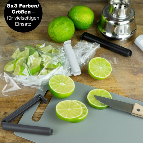 Moritz & Moritz Moritz & Moritz Verschlussclips 24-tlg. klar Зажимы Moritz &amp; Moritz 24 шт.