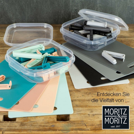 Moritz & Moritz Moritz & Moritz Verschlussclips 24-tlg. klar Зажимы Moritz &amp; Moritz 24 шт.