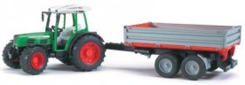 Bruder BRUDER 02104 Fendt 209 S mit Bordwandanhanger BRUDER 02104 Fendt 209 S с боковым прицепом