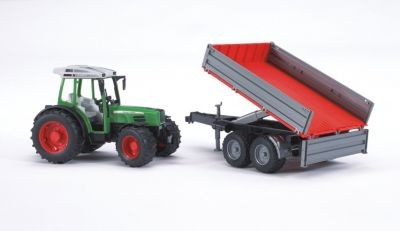 Bruder BRUDER 02104 Fendt 209 S mit Bordwandanhanger BRUDER 02104 Fendt 209 S с боковым прицепом