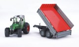 Bruder BRUDER 02104 Fendt 209 S mit Bordwandanhanger BRUDER 02104 Fendt 209 S с боковым прицепом