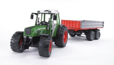 Bruder BRUDER 02104 Fendt 209 S mit Bordwandanhanger BRUDER 02104 Fendt 209 S с боковым прицепом