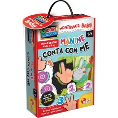 Lisciani Montessori Babyhande Zahle mit mir Детские руки Монтессори Плати со мной