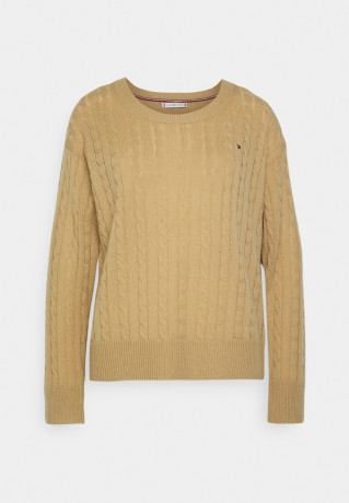 Tommy Hilfiger CABLE Jumper countryside khaki КАБЕЛЬ перемычки загородный хаки