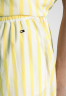 Tommy Hilfiger WIDE LEG STRIPE Trousers banker stp vivid yellow ШИРОКАЯ ПОЛОСКА ДЛЯ НОГА Брюки банкир стп яркий желтый