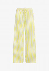 Tommy Hilfiger WIDE LEG STRIPE Trousers banker stp vivid yellow ШИРОКАЯ ПОЛОСКА ДЛЯ НОГА Брюки банкир стп яркий желтый