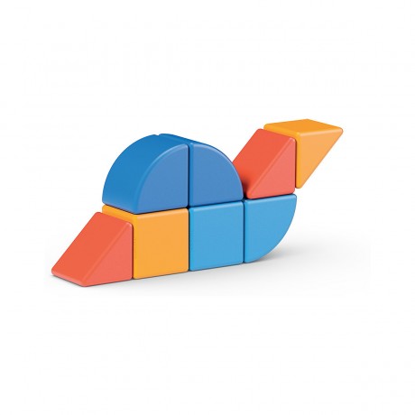 Geomag Geomag Magicube 3 Shapes Recycled Animals 9 Teile Geomag Magicube 3 формы переработанных животных 9 штук