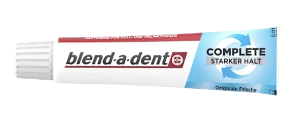 blend-a-dent Haftcreme Complete Original, 70 g, Крем для фиксации зубных протезов Complete Original, освежающий вкус, 70 г