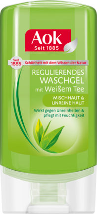 AoK Очищающий Гель для умывания с белым чаем, 150 мл