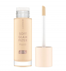 Catrice Soft Glam Filter Glow 002 Fair, 30ml, Тональный флюид для лица лёгкое покрытие, сияющий эффект, оттенок 002 Fair, 30 мл