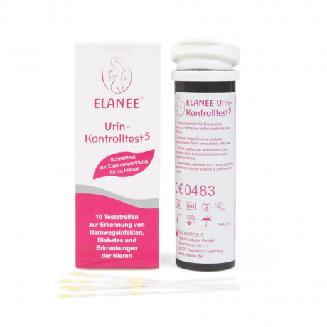 ELANEE Urin-Kontrolltest 10 Stuck  Тест контроля мочи 10 шт.