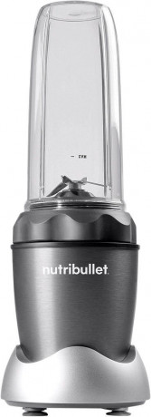 nutribullet nutribullet Smoothie-Maker NB100DG, 1000 W, Standmixer, Multifunktionsmixer inkl. 2 To-Go Trinkbecher, Dunkelgrau  nutribullet Smoothie Maker NB100DG, 1000 Вт, настольный миксер, многофункциональный миксер, включая 2 чашки для питья, темно-сер