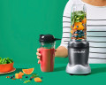 nutribullet nutribullet Smoothie-Maker NB100DG, 1000 W, Standmixer, Multifunktionsmixer inkl. 2 To-Go Trinkbecher, Dunkelgrau  nutribullet Smoothie Maker NB100DG, 1000 Вт, настольный миксер, многофункциональный миксер, включая 2 чашки для питья, темно-сер