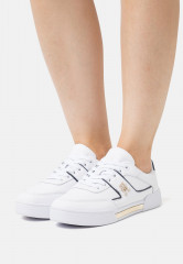 Tommy Hilfiger PREP COURT  Trainers white/raw blue ПОДГОТОВИТЕЛЬНАЯ СУДА Тренеры белый/синий