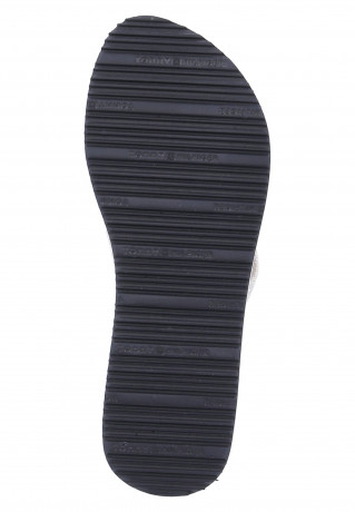 Tommy Hilfiger ROPE M WEDGE T-bar sandals weiss ROPE M WEDGE Сандалии с Т-образной перемычкой белый