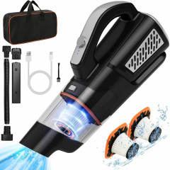 Mutoy Mutoy Akku-Handstaubsauger Akku-Handstaubsauger,10000Pa Handstaubsauger,Kabellos Autostaubsauger, mit wiederaufladbarer 2000mAh Batterie und Hepa-Filter, 3x2000mAh wiederaufladbare,Nass/Trocken,mit Waschbar HEPA-Filter  Беспроводной ручной пылесос M