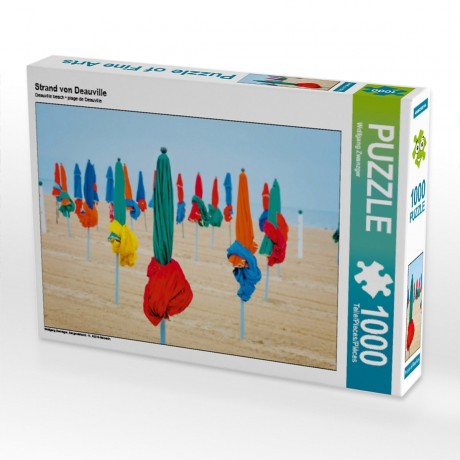 CALVENDO Puzzle CALVENDO Puzzle Strand von Deauville Пазл CALVENDO Puzzle Пляж Довиль
