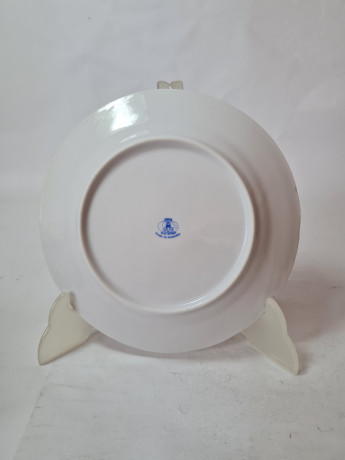 Тарелки винтажные Cluj-Napoca, белый фарфор, 2 шт., 19 см, Румыния, 1960-70гг.