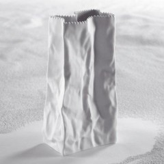 Rosenthal studio-line Rosenthal studio-line Do not litter Tutenvase weiss matt 22 cm Rosenthal studio-line Ваза Do not litter белая матовая 22 см