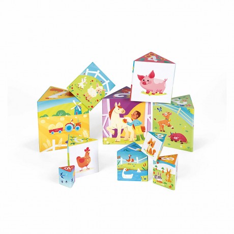 Janod Dreieck-Pyramide auf dem Bauernhof Ферма треугольных пирамид