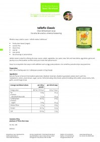 Krauterhaus Sanct Bernhardt tellofix Classic Universal seasoning - Gourmet soup 540-g-jar