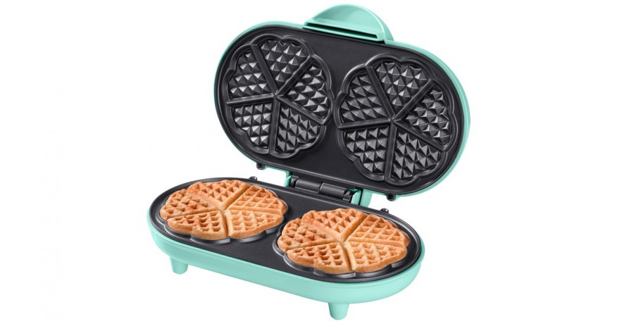 Bestron Bestron Doppel-Herzwaffeleisen ADWM1000M mint, 1.000 Watt  mint Вафельница Bestron с двойным сердцем ADWM1000M мятная, 1000 Вт