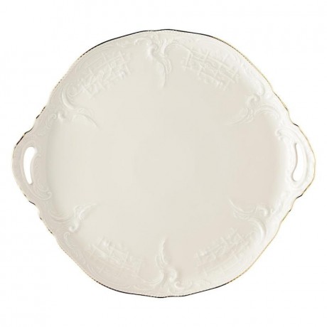 Rosenthal Rosenthal Sanssouci Elfenbein Gold Tortenplatte / Kuchenplatte 32 cm Тарелка для торта Rosenthal Sanssouci Ivory Gold / Тарелка для торта 32 см