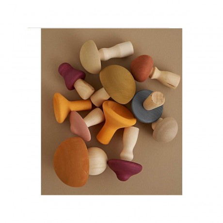 Montessori® Holzspielzeug Mushrooms Деревянные игрушечные грибы