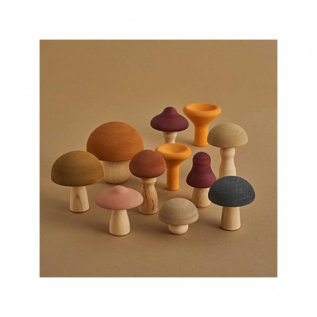 Montessori® Holzspielzeug Mushrooms Деревянные игрушечные грибы