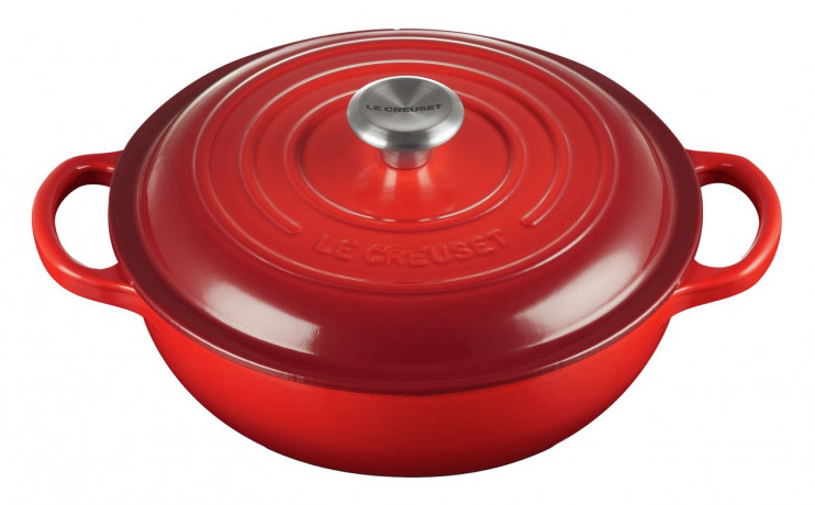 Le Creuset LE CREUSET Br\u00e4ter 22cm kirschrot SIGNATURE rot LE CREUSET бройлер 22см вишнево-красный SIGNATURE