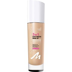 MANHATTAN Cosmetics (Манхеттен)  Gesicht 3in1 Easy Match Make up Тональный крем, Nr. 34 Soft Beige / 30 мл