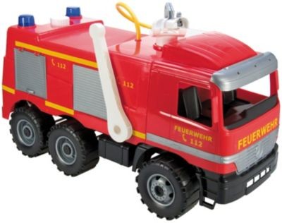 LENA GIGA TRUCKS Feuerwehrauto mit Wasserspritze GIGA TRUCKS пожарная машина с распылителем воды