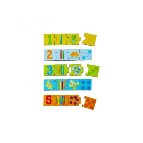 Haba Zuordnungsspiel Zahlen (Kinderspiel) Соедини игровые числа (детская игра)
