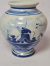 Delft Holland Ваза "Мельница", дельфтский фарфор, 10,5 x 8 см, Голландия, 1960-70гг.