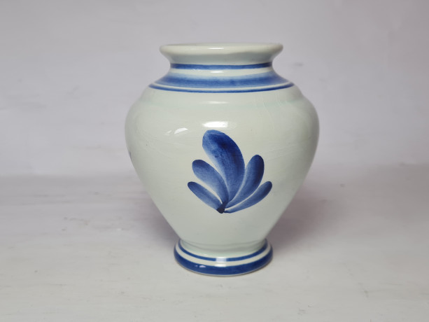 Delft Holland Ваза "Мельница", дельфтский фарфор, 10,5 x 8 см, Голландия, 1960-70гг.