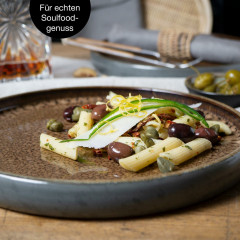 Moritz &amp; Moritz Moritz &amp; Moritz Dinner Teller 4-tlg. REACTIV braun Обеденные тарелки Moritz &amp;amp; Moritz 4 шт. РЕАКТИВНЫЙ