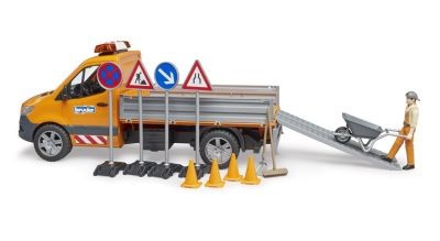 Bruder Mercedes Benz Sprinter Kommunal mit Fahrer Licht  Sound Mercedes Benz Sprinter муниципальный со звуком подсветки водителя