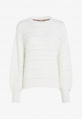 Tommy Hilfiger CREW NECK  Jumper ecru КРУГЛЫЙ ВЫРЕЗ джемперы экрю