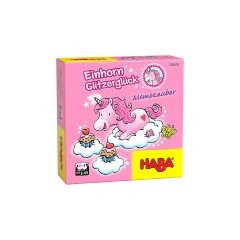 Haba HABA 305510 Einhorn Glitzergluck – Memozauber HABA 305510 Glitter Gluck Unicorn — Memo Magic