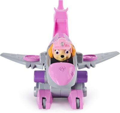 Spin Master PAW Patrol Dino Rescue Skyes Basis Fahrzeug mit Ruckzieh-Mechanismus Базовый автомобиль PAW Patrol Dino Rescue Skye с выдвижным механизмом.