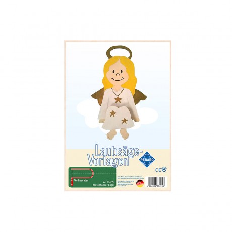 Pebaro Laubsagevorlage Kantenhocker Engel Ангел с краем стула из листвы